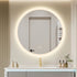 Lakelands Frosted LED Dimmable 30mm Strip Round Mirror with Defogger