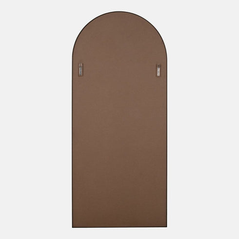 Aiva Satin Brass Arch Wall Mirror