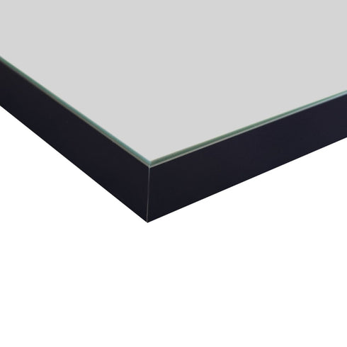 Allan Aluminium Framed Arched Bathroom Mirror Matte Black