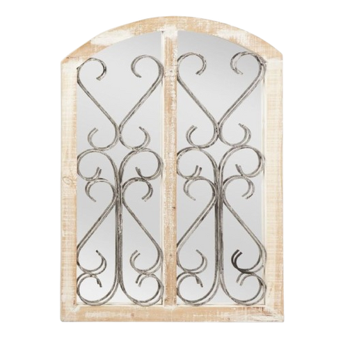 Manel Window Style Arch Wall Mirror