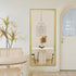 Simon Natural Frame Freestanding Mirror - Full Length Wall Mirror