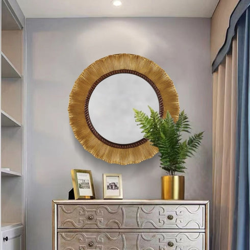 Spinifex Sunburst Round Wall Mirror