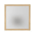 Jethro Solid Teak Wood Rectangular Natural Wall Mirror with Soft Rounded Edges