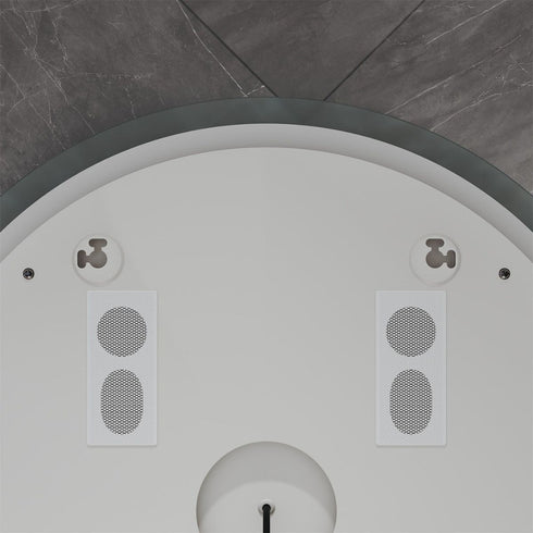 Indigo Round LED Bathroom Mirror with Bluetooth & Touch Control