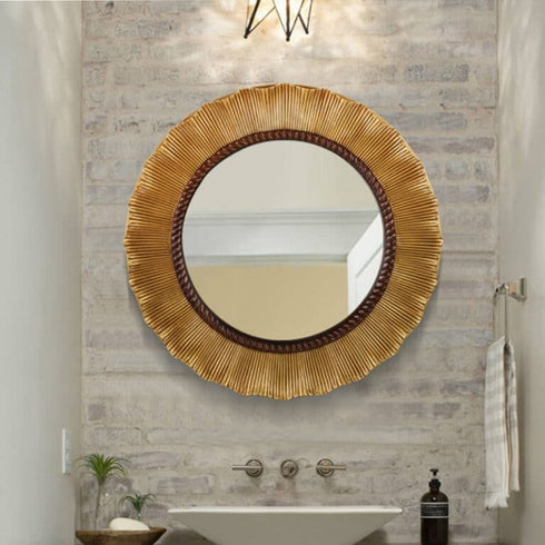 Spinifex Sunburst Round Wall Mirror