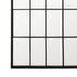Bailey Arched Metal Grid Industrial Window Black Wall Mirror