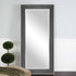 Siena stainless steel full-length mirror in modern bedroom