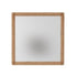 Keir Solid Teak Wood Wall Mirror - FSC Reclaimed Timber Frame Square Mirror