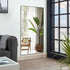 Vivian Aluminium Full Length Black Wall Mirror - Modern Freestanding Mirror