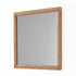 Keir Solid Teak Wood Wall Mirror - FSC Reclaimed Timber Frame Square Mirror