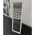 Ceduna White Wood Full Length Mirror with Gold Accents - Freestanding Rectangular Mirror
