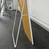 Ceduna White Wood Full Length Mirror with Gold Accents - Freestanding Rectangular Mirror