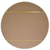 Strauss Round Gold Wall Mirror