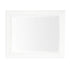 Chinoise Hand Painted White Wall Mirror