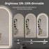 Elwood Arched Full Length Dimmable LED Gold Standing Mirror
