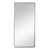 Malen Full Length Black Wall Mirror with slim matte frame and rounded corners