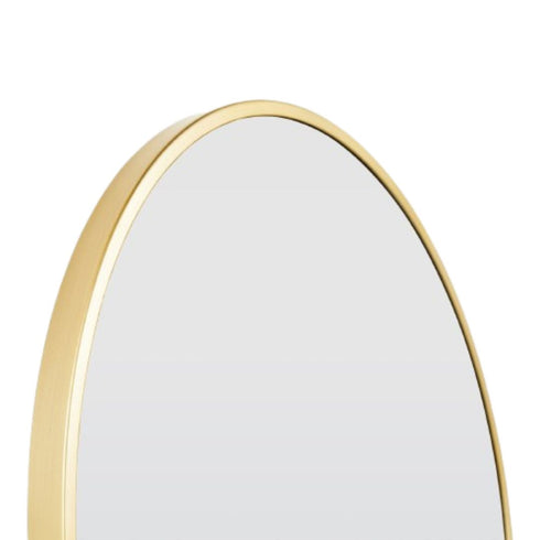 Cyne Pill Brushed Brass Wall Mirror