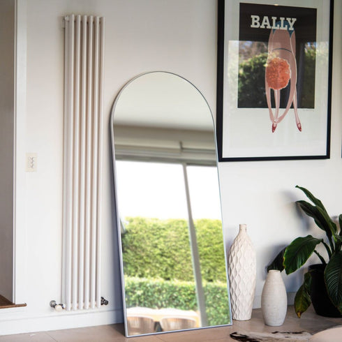 Apsel Arch White Wall Mirror