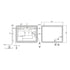 Taylor Anti-Fog Frontlit & Backlit LED Bathroom Mirror - Brushed Gold Frame with Optional Bluetooth Speaker