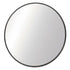 Loen Black Round Wall Mirror