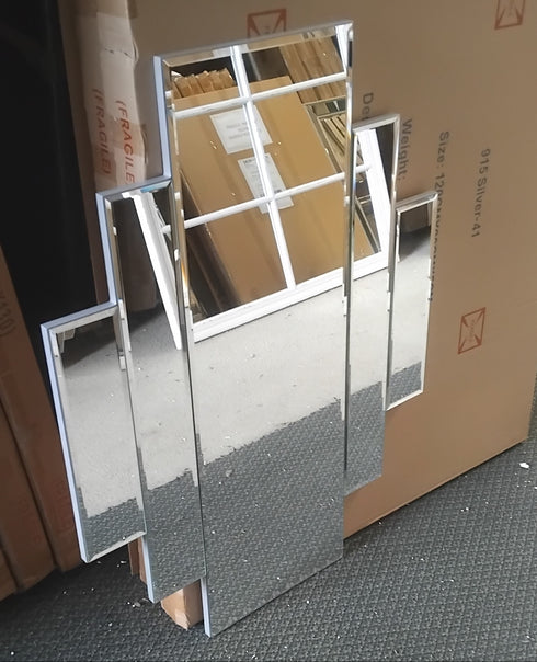Elowen Art Deco Fan Bevelled Wall Mirror