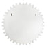 Giorgio Round White Wall Mirror