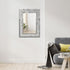 Alinta Brushed Stainless Steel Frame Silver Wall Mirror