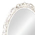 Mist Oval White Wall Mirror