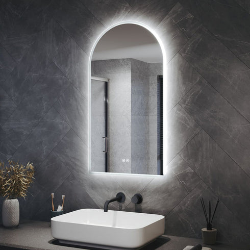 Lois Arched Anti-Fog LED Bathroom Mirror