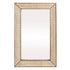 Idelyn Rectangular Rattan Wall Mirror - Natural Cedar Wood Frame