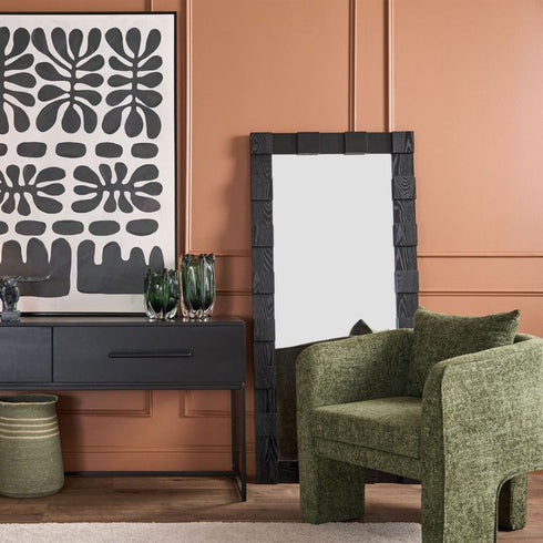 Melanee Black Wall Mirror