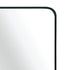 Malen Round Corners Black Wall Mirror