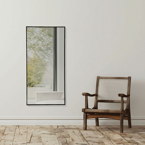 Elric wall mirror 60×120 cm reflecting light in a living space