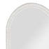 Cloverley Arched White Floor Mirror