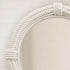 Laurence Hamptons Style Round Rope Mirror - Coastal Wall Mirror with Textured Frame
