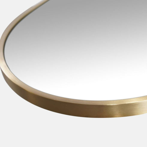 Apsel Arch Brushed Brass Wall Mirror