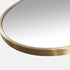 Apsel Arch Brushed Brass Wall Mirror