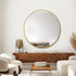 Solea Rose Gold Round Wall Mirror