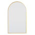Ford Brushed Brass Arch Wall Mirror