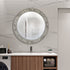 Airlie Mosaic Grey Round Wall Mirror