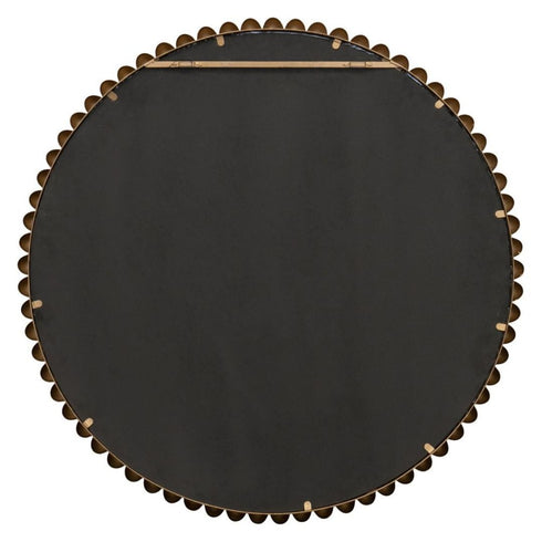 Brielle Round Wall Mirror Gold