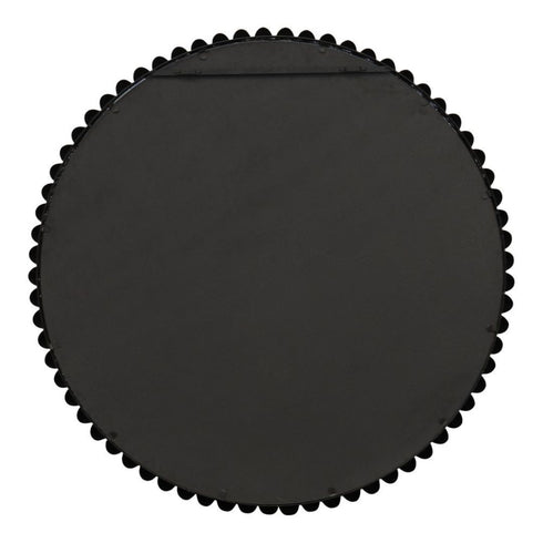 Brielle Round Wall Mirror Black