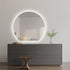 Sol Frameless Crescent Moon Backlit LED Wall Mirror