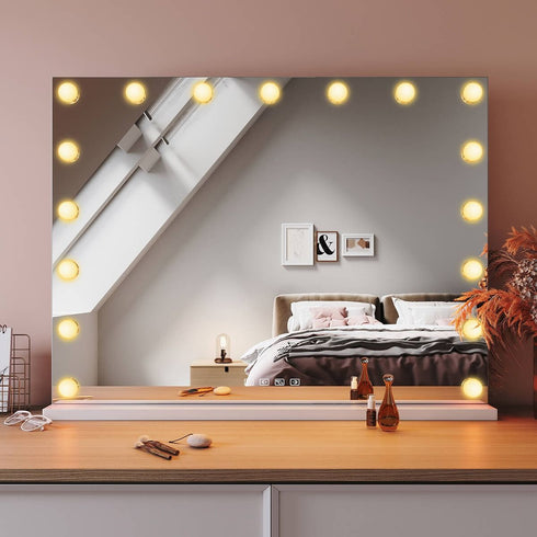 Raelynn LED Makeup Mirror With Bluetooth & USB Charge