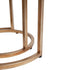 Tatiana Mirrored Nesting Side Tables Antique Gold