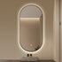 Sarkis Frameless Backlit LED Oval Bathroom Mirror with Touch Switch & Anti-Fog