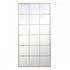 Haze Large Industrial Grid White Wall Mirror - Window Style Metal Frame Mirror