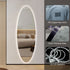 Tamworth Frameless Oval LED Wall Mirror - Tricolour Dimmable Glow Mirror