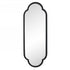 Bryn Slim Full Length Metal Frame Black Wall Mirror