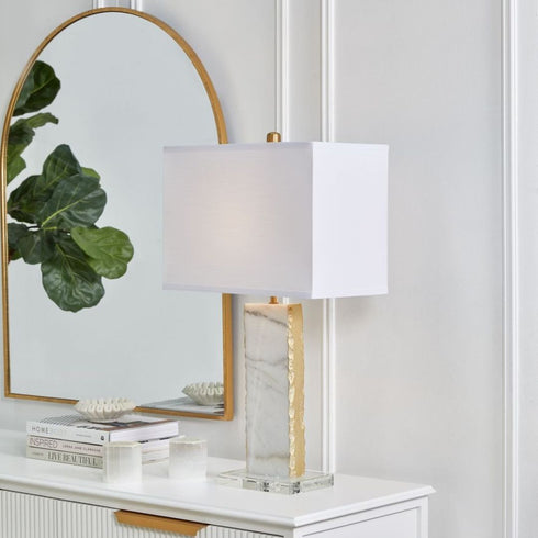 Alvina Arch Gold Wall Mirror